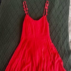 Whimsical Pink Flowy Fairy Dress